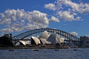 Sydney / Opera House mit Harbour Bridge