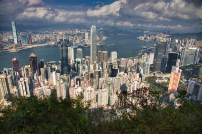 Blick vom Victoria Peak / Hong Kong / Volksrepublik China