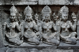 Angkor / Angkor Thom / Terrasse des Leprakönigs