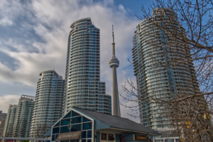Ontario / Toronto / Harbourfront mit CN Tower