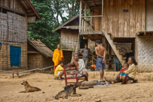 Dorf der Khmu bei Muong Ngoi Neua