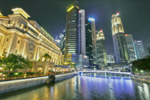 The Fullerton Hotel und Central Business District