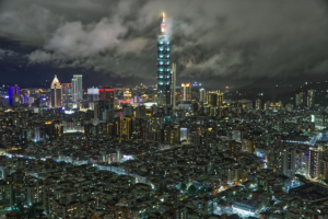 Taipeh / Skyline mit Taipeh 101